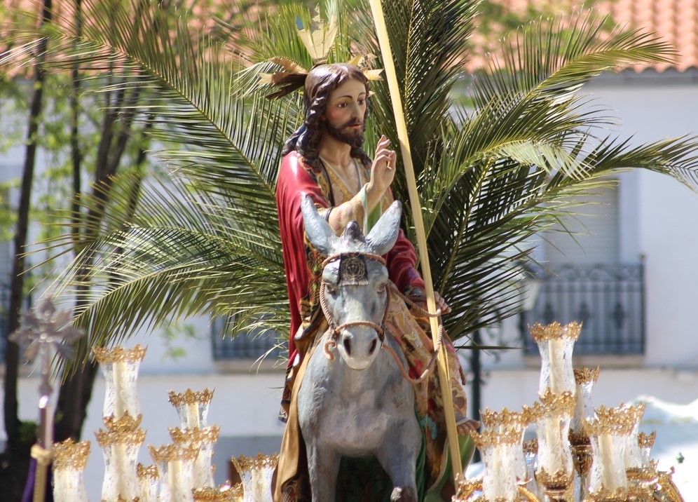 Jesús en su Entrada Triunfante en Jerusalén
